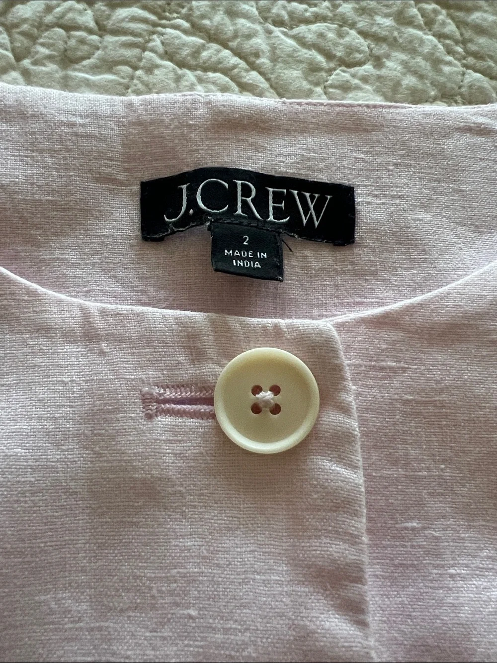 J. Crew Linen Vest